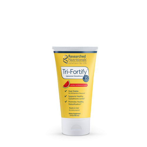 Tri-Fortify | Liposomal Glutathione| Watermelon Tube | 5 oz Researched Nutritionals 
