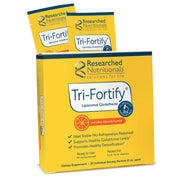 Tri-Fortify Orange| Liposomal Glutathione| Box of 20 Individual Serving Packets Researched Nutritionals 