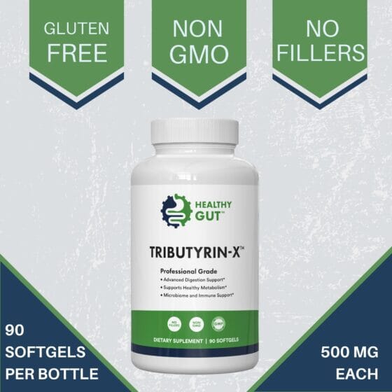 Tributyrin-X™ | Professional Grade Postbiotic - 90 Softgels Oral Supplements Healthy Gut 