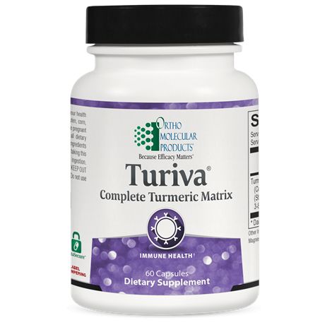 Turiva® | Complete Turmeric Matrix - 60 Capsules Oral Supplements Ortho Molecular Products 