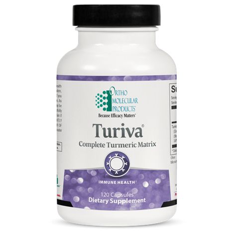 Turiva® | Complete Turmeric Matrix | Curcumin - 60 & 120 Capsules Oral Supplements Ortho Molecular Products 120 Capsules 