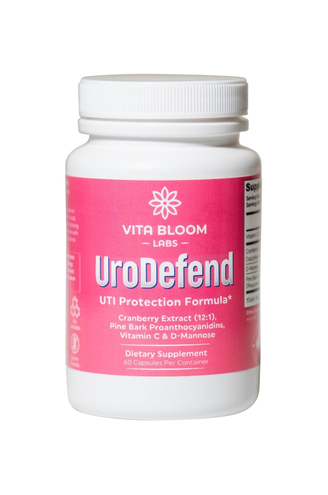 UroDefend | UTI Protection Formula - 60 Capsules Oral Supplements Vita Bloom Labs 