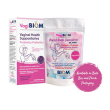 Load image into Gallery viewer, Vaginal Probiotic Suppository | Fragrance-free - 5 &amp; 15 Count Suppository VagiBiom 