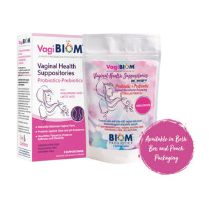 Vaginal Probiotic Suppository | Fragrance-free - 5 & 15 Count Suppository VagiBiom 