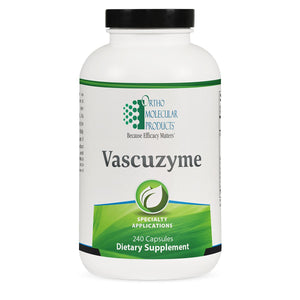 Vascuzyme | Multi-Enzyme Formula - 120 & 240 Capsules Oral Supplements Ortho Molecular Products 240 Capsules 