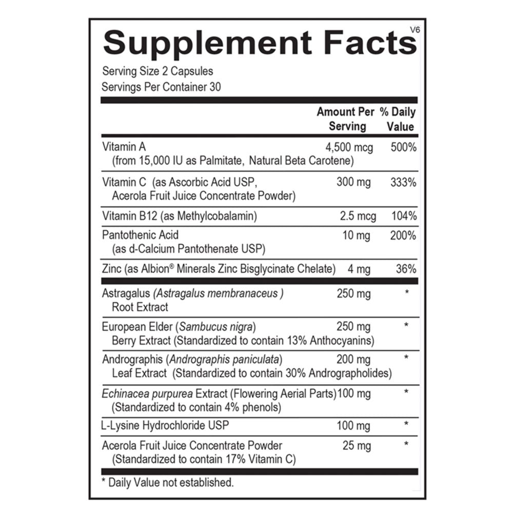 Viracid | Immune Support - 60 Capsules Oral Supplements Ortho Molecular Products 