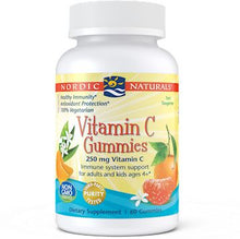 Load image into Gallery viewer, Vitamin C Gummies Kids | Immune Support - 250 mg - 60 &amp; 120 Gummies Gummies Nordic Naturals 60 Gummies 