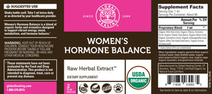 Women's Hormone Balance | Raw Herbal Extract -2 fl oz Oral Supplements Global Healing 