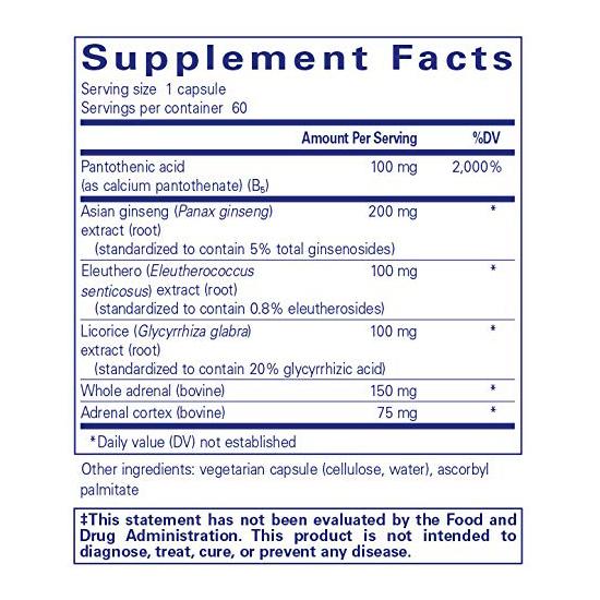 ADR Formula® | Adrenal Supplements - 60 capsules Oral Supplement Pure Encapsulations 