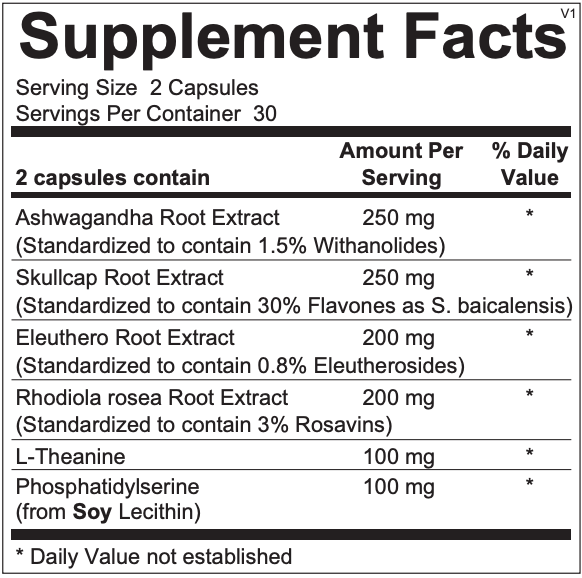 AdreneVive by Ortho Molecular Products - 60 capsules Oral Supplement Ortho Molecular Products 