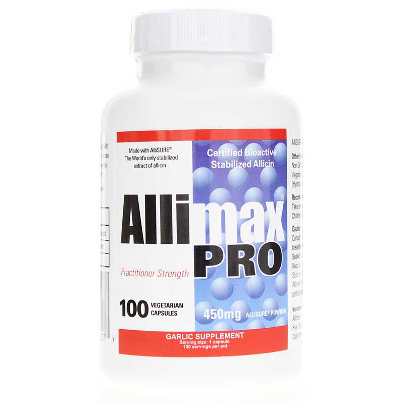 AlliMax Pro | Potent Allicin Extract 450 mg - 100 Capsules Oral Supplement AlliMax 