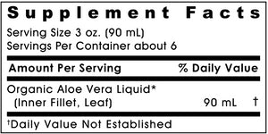AloePro Liquid | Organic Inner Filet - 16 Fl oz. Oral Supplement PRL 