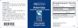 Artemisia | Sweet Wormwood 30:1 Extract 500 mg - 100 Capsules Oral Supplement Allergy Research Group 