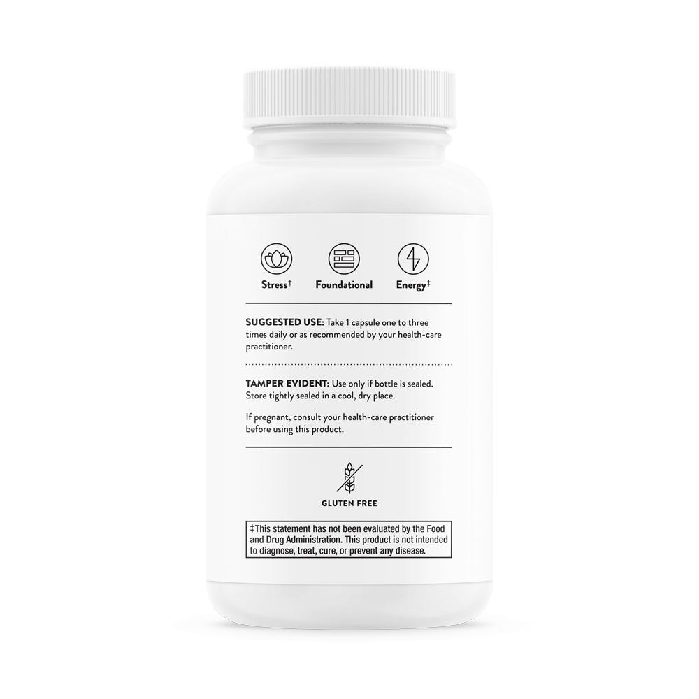 Basic B Complex | Active Forms of B Vitamins - 60 Capsules Oral Supplements Thorne 
