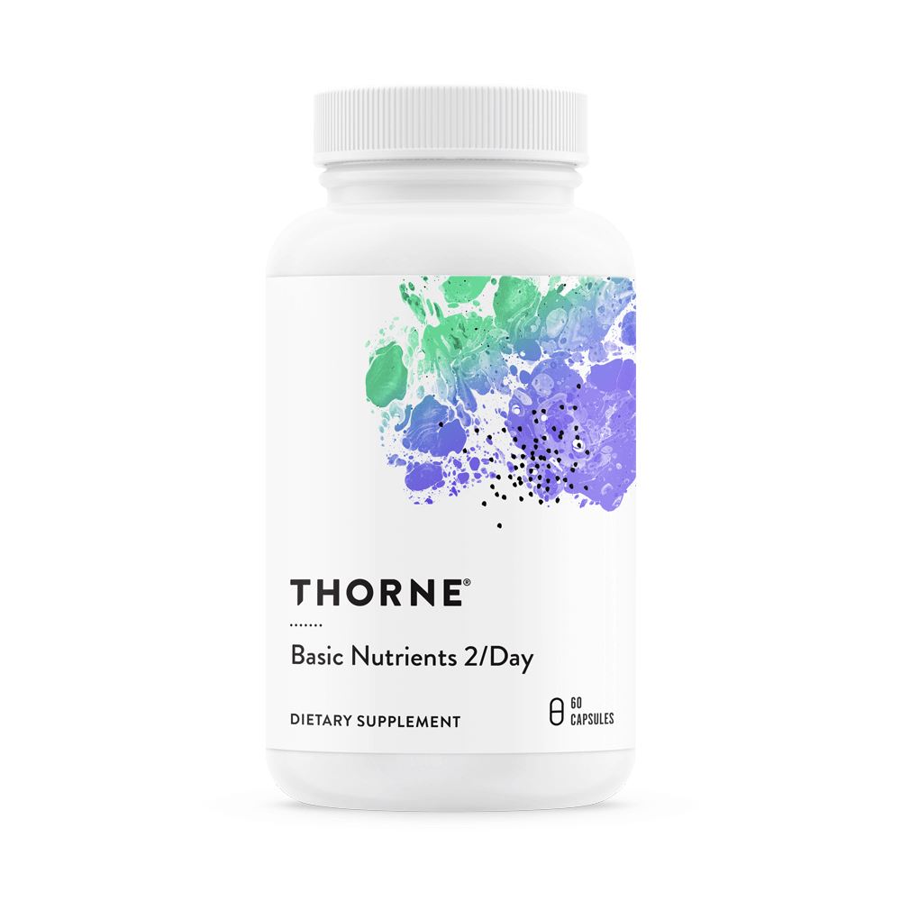 Basic Nutrients 2/Day | Multi-Vitamin/Mineral Formula - 60 Capsules Oral Supplements Thorne 