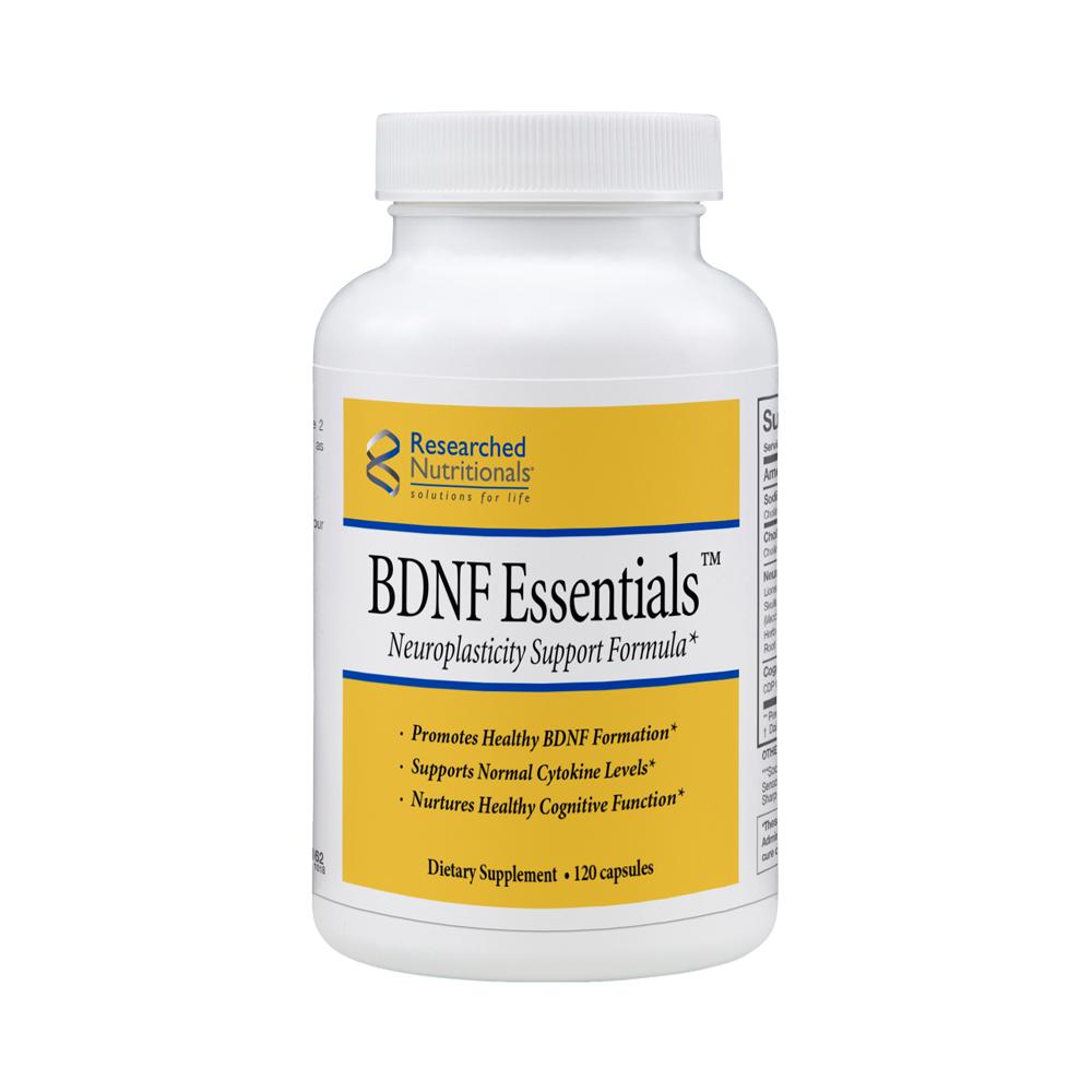 BDNF Essentials® | Natural Nootropics - 120 capsules Oral Supplement Researched Nutritionals 