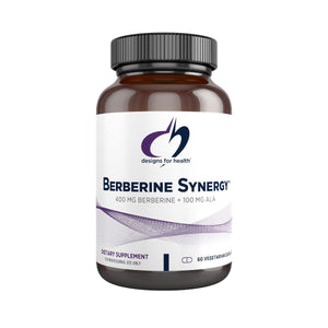 Berberine Synergy | High Potency - 60 capsules Oral Supplement Designs For Health 