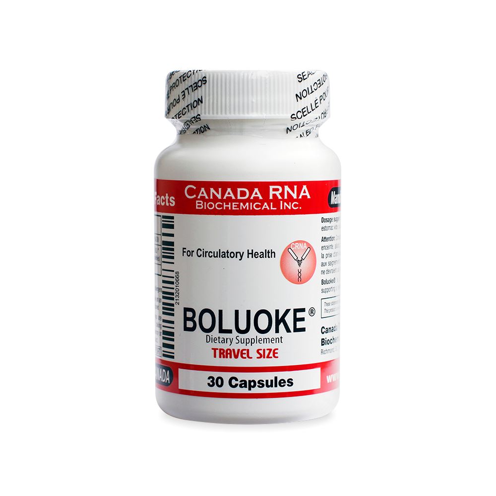 Boluoke® Lumbrokinase | RNA Supplement - 30, 60 or 120 Capsules Oral Supplement Canada RNA 30 Capsules 