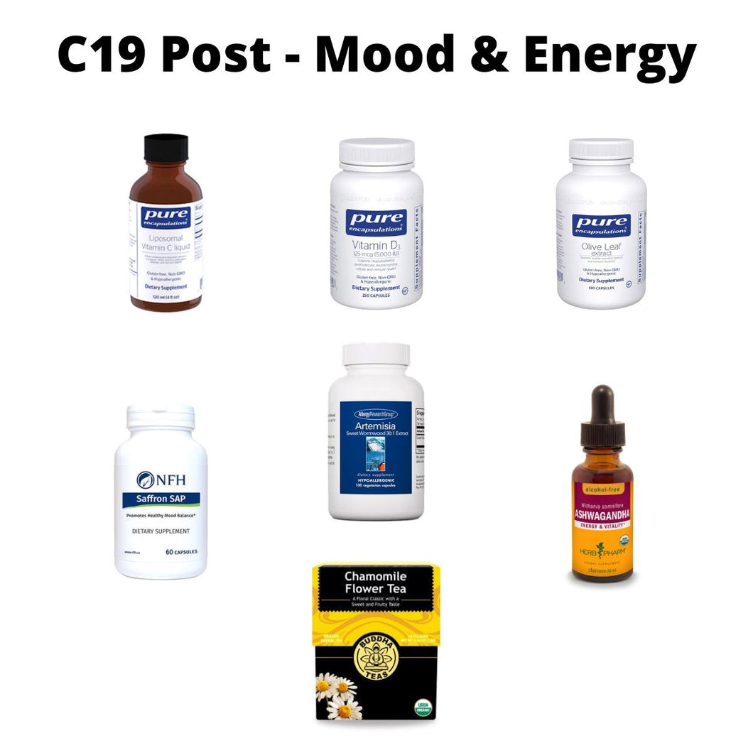 C19 Post - Mood & Energy Bundle - 7 Items Vitamins & Supplements Femologist Inc. 