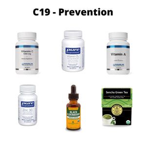 C19 - Prevention Bundle - 6 Items Vitamins & Supplements Femologist Inc. 