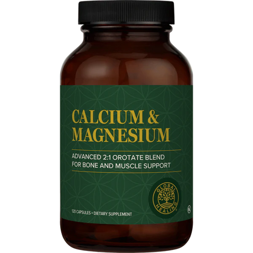 Calcium & Magnesium | Advanced 2:1 Orotate Blend - 120 Capsules Oral Supplements Global Healing 