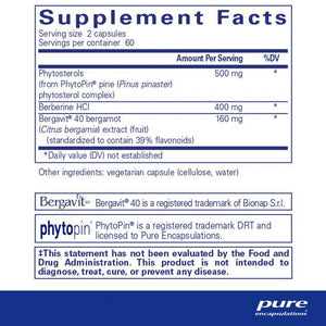 CholestePure Plus II | Unique Blend - 120 Capsules Oral Supplements Pure Encapsulations 