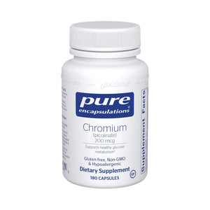 Chromium Picolinate | High Potency - 200 mcg. 180 capsules Oral Supplement Pure Encapsulations 