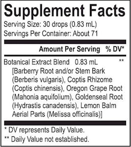 Core Berberine Blend | Botanical Blend - 2 oz Oral Supplements Energetix 