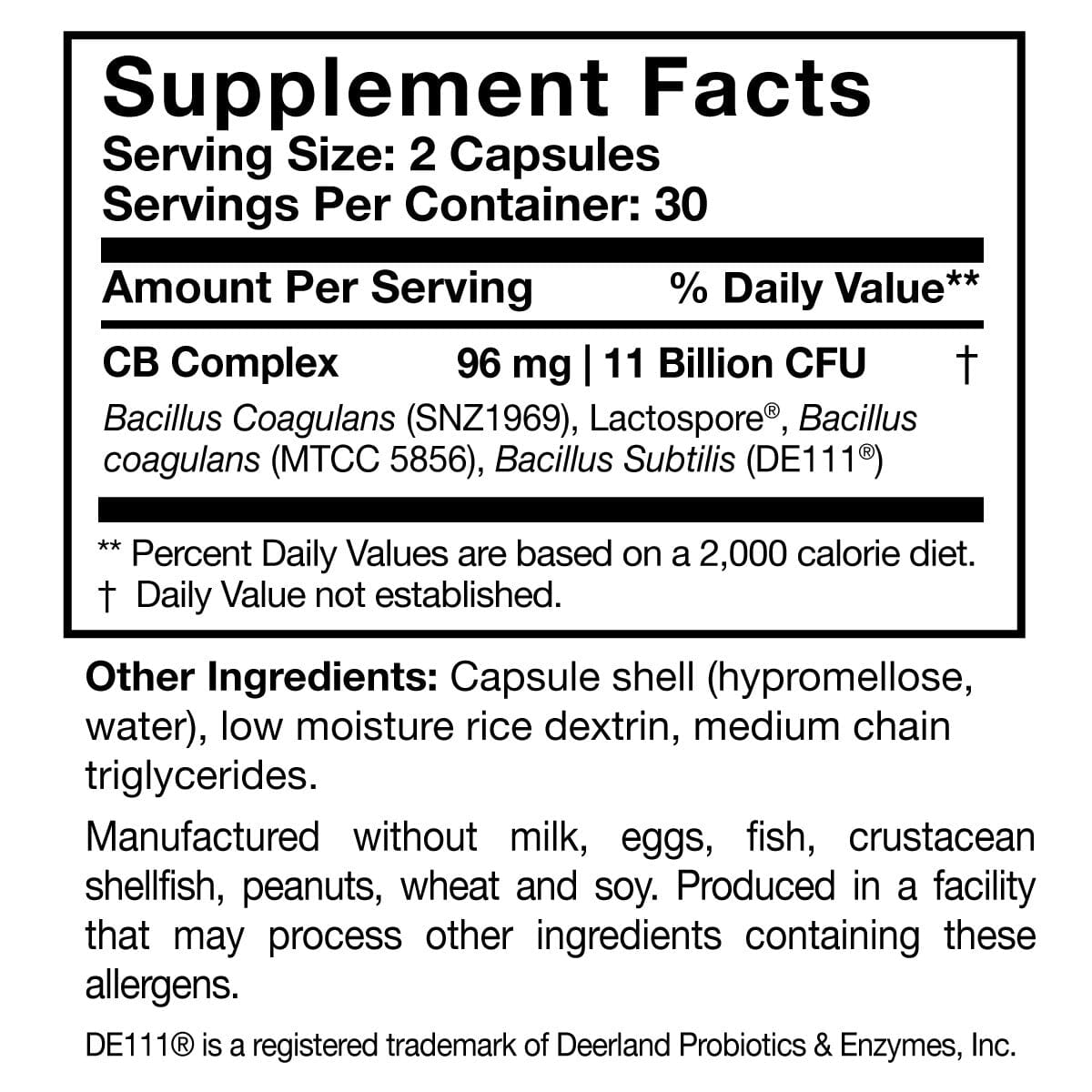 CoreBiotic® Sensitive | Spore-Based Probiotics for Sensitive Patients - 60 Capsules Oral Supplements Researched Nutritionals 