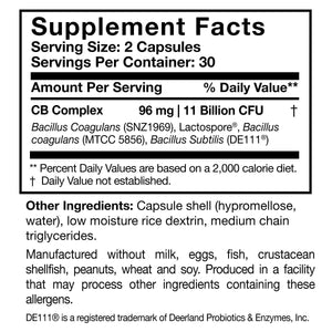 CoreBiotic® Sensitive | Spore-Based Probiotics for Sensitive Patients - 60 Capsules Oral Supplements Researched Nutritionals 