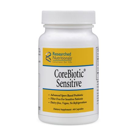 CoreBiotic® Sensitive | Spore-Based Probiotics for Sensitive Patients - 60 Capsules Oral Supplements Researched Nutritionals 