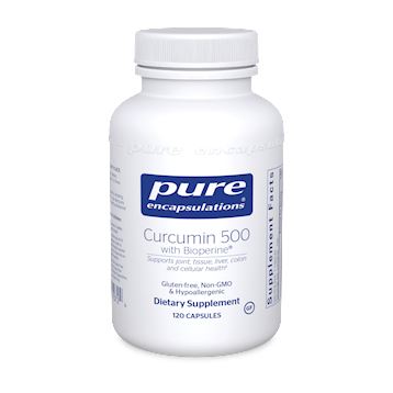 Curcumin 500 with Bioperine® | 500 mg - 120 Capsules Oral Supplements Pure Encapsulations 
