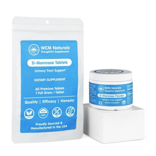 D-Mannose Mix & Match | Bundle 3 - 50 g Powder & 60 Tablets Oral Supplements West Coast Mint 