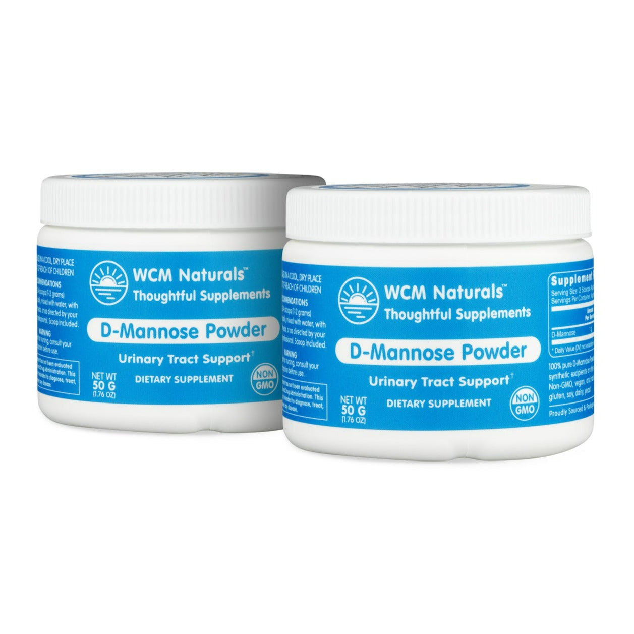 D-Mannose Powder | 100% Pure D-Mannose - 50g & 100g powder Oral Supplement West Coast Mint 100g powder 