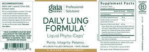 Daily Lung Formula | Liquid Phyto-Caps - 60 Capsules Oral Supplement Gaia Herbs 