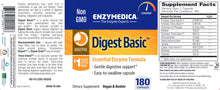 Load image into Gallery viewer, Digest Basic | Gentle Digestive Support - 180 Capsules Oral Supplements Enzymedica 