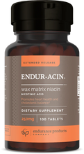 Load image into Gallery viewer, ENDUR-ACIN® Extended Release Niacin (Nicotinic Acid) | 250 mg &amp; 500 mg - 100 Tablets Oral Supplements Endurance Products 250 mg 