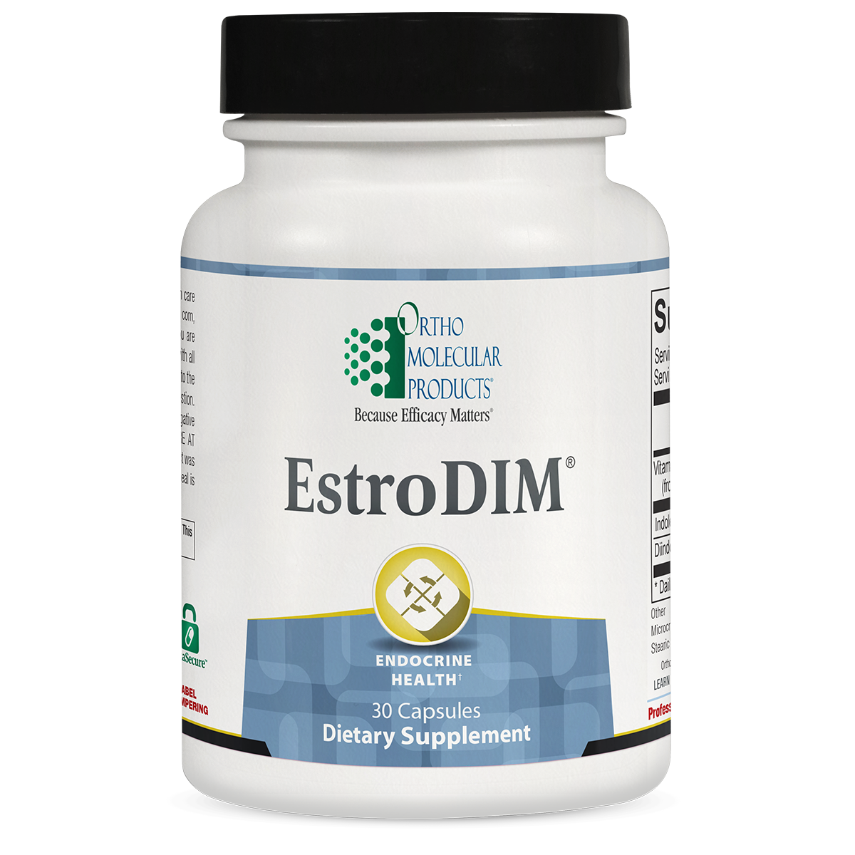 EstroDIM® | Supports Hormonal Balance - 30 & 60 Capsules Oral Supplements Ortho Molecular Products 30 Capsules 