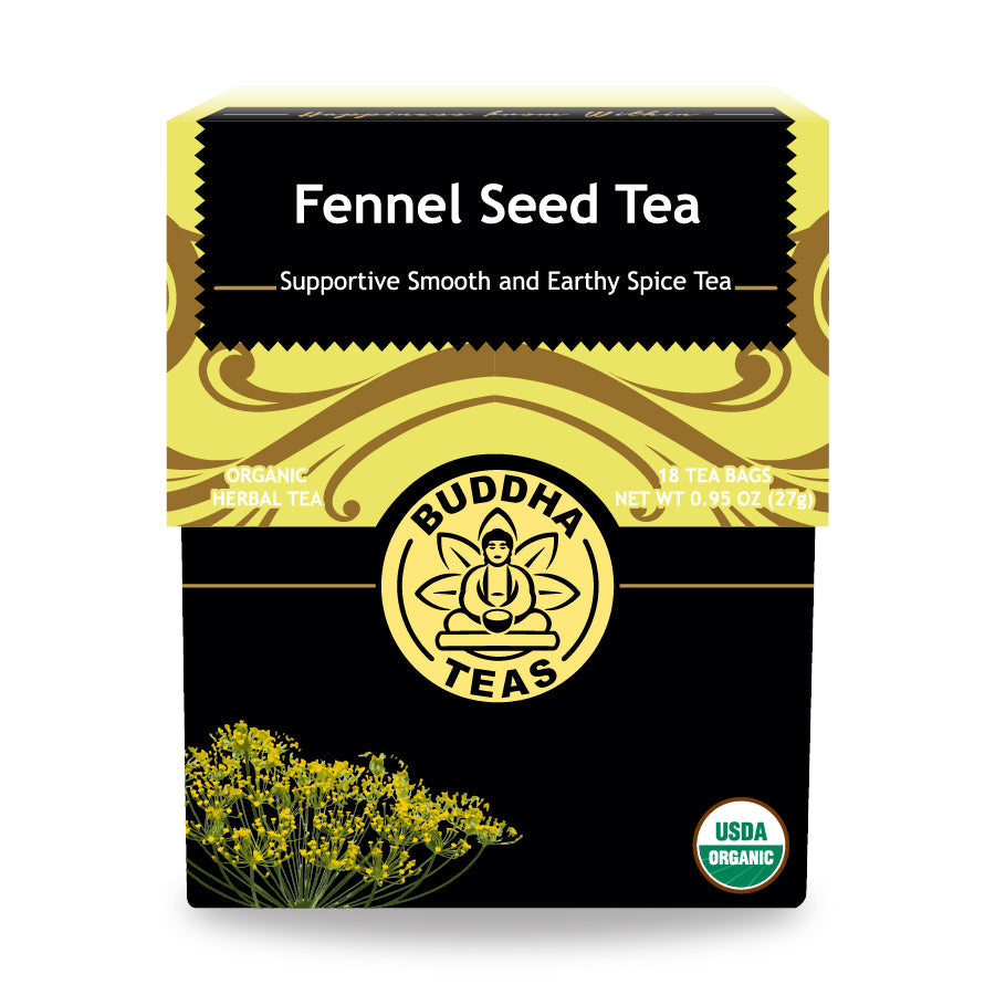 Fennel Seed Tea | Organic - 18 Bleach Free Tea Bags Teas Buddha Teas 
