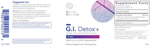 G.I. Detox™+ | Gentle Full-Spectrum Binder - 60 Capsules Vitamins & Supplements Biocidin Botanicals 