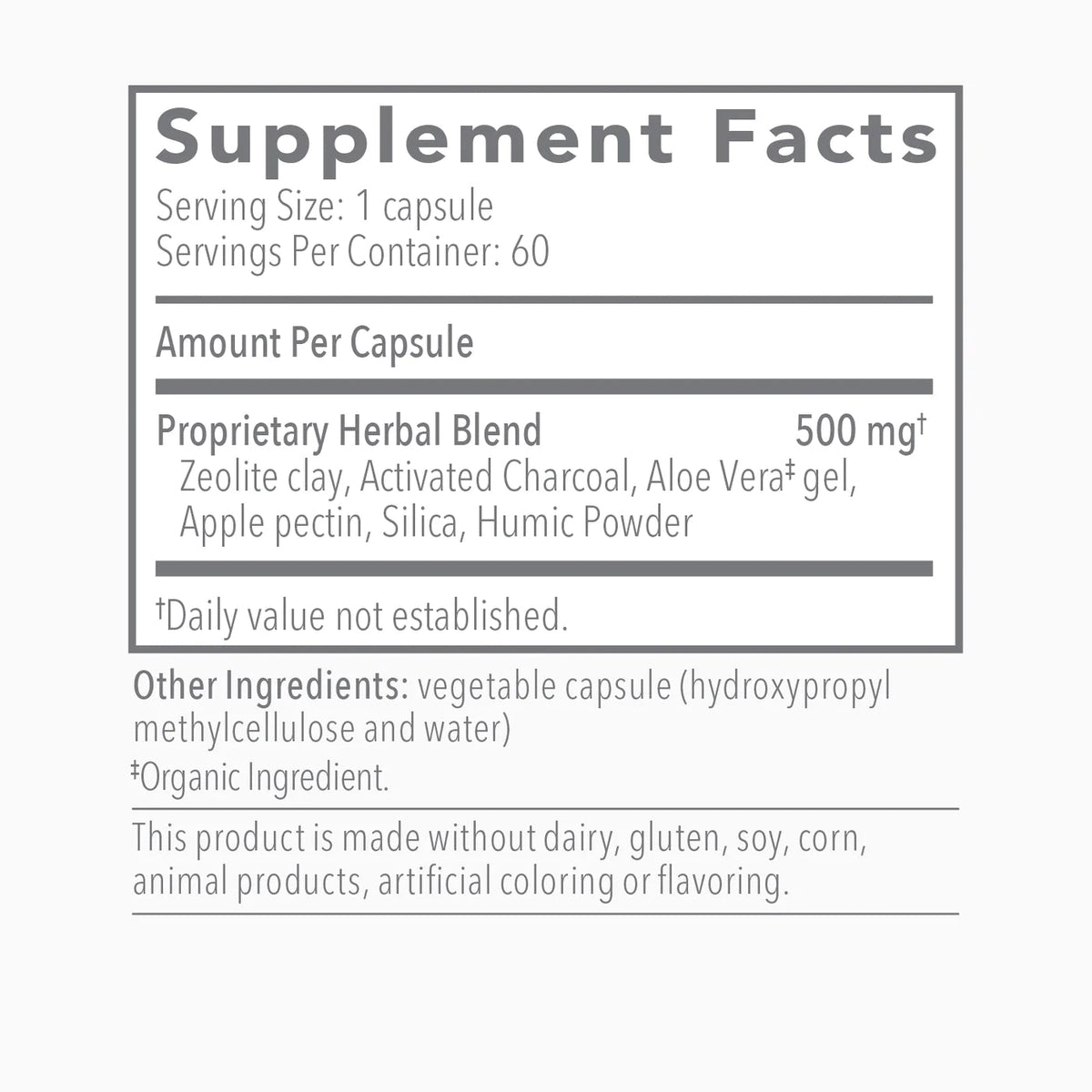 G.I. Detox™+ Gentle FullSpectrum Binder Bind 60 Capsules