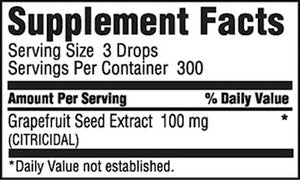 Grapefruit Seed Extract (GSE) (Citricidal) | Highest Concentration - 1 fl oz. Oral Supplements NutriBiotic 