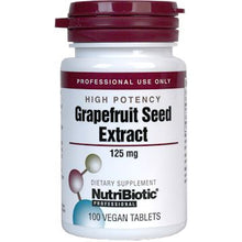Load image into Gallery viewer, Grapefruit Seed Extract | High Potency | 125 mg - 100 Tablets Oral Supplements NutriBiotic 