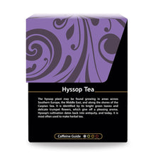 Load image into Gallery viewer, Hyssop Herbal Tea | Organic - 18 Bleach Free Tea Bags Teas Buddha Teas 