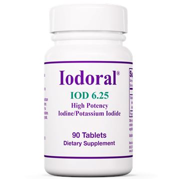 Iodoral® Iodine - Potassium Iodide | High Potency - 90 Scored Tablets - 6.25 mg, 12.5 mg & 50 mg Oral Supplements Allergy Research Group 6.25 mg 