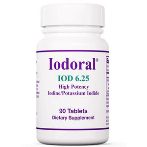 Iodoral® Iodine - Potassium Iodide | High Potency - 90 Scored Tablets - 6.25 mg, 12.5 mg & 50 mg Oral Supplements Allergy Research Group 6.25 mg 