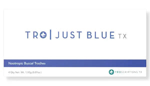 Just Blue | Methylene Blue | Nootropic Buccal Troches - 16 mg - 4 Trouches Oral Supplements Troscriptions 