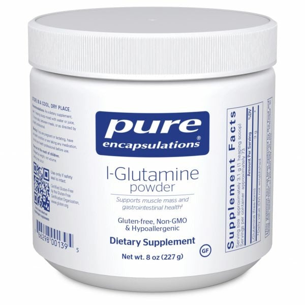 L-Glutamine Powder | Gastrointestinal Health - 8 oz (227 grams) Oral Supplements Pure Encapsulations 