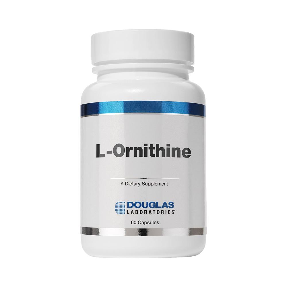 L-Ornithine | L-alpha-Amino Acids - 500 mg. 60 capsules Oral Supplement Douglas Laboratories 