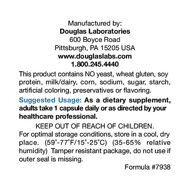 L-Ornithine | L-alpha-Amino Acids - 500 mg. 60 capsules Oral Supplement Douglas Laboratories 